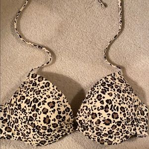 Cheetah Print Swim Top